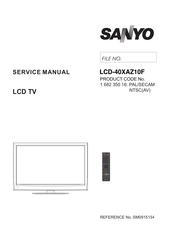 Sanyo 1 682 350 16 Service Manual