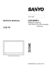 Sanyo 1 682 350 96 Service Manual