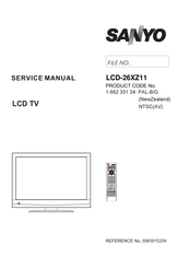 Sanyo 1 682 351 34 Service Manual