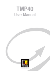 AUDAC TMP40 User Manual