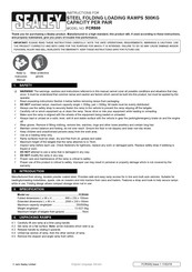 Sealey FCR500 Instructions