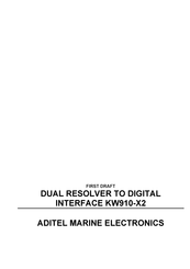 ADITEL KW910-X2 Manual