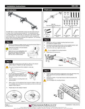 Premier Mounts MM-CB3 Installation Instructions