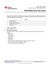 Texas Instruments TMXEVM388 Quick Start Manual
