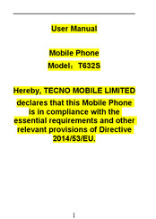 Tecno T632S User Manual