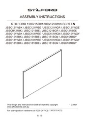 STILFORD JBSC151BBK Assembly Instructions Manual