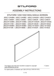 STILFORD JBSCR15WBE Assembly Instructions Manual