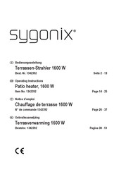 Sygonix 1342392 Operating Instructions Manual