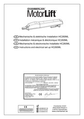 Chamberlain Motorlift HC260ML Instructions Manual