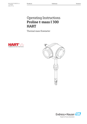 Endress+Hauser HART Proline t-mass I 300 Operating Instructions Manual