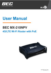 BEC MX-210NPV User Manual
