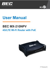 Bec MX-210NPV User Manual