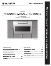 Sharp Microwave Drawer SMD3070AS Operation Manual
