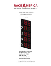 RaceAmerica 64835A Manual