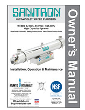 Atlantic Ultraviolet SANITRON S25000C Owner's Manual