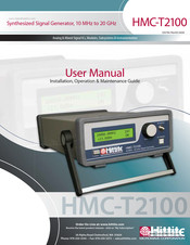 Hittite HMC-T2100 User Manual