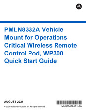 Motorola solutions PMLN8332A Quick Start Manual