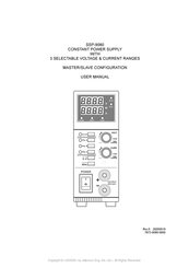 Manson Engineering Industrial SSP-9080 User Manual