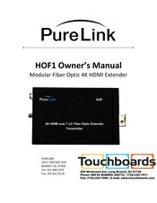 PureLink HOF1 Owner's Manual