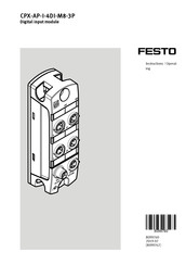 Festo CPX-AP-I-4DI-M8-3P Instructions Manual