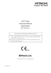 Hitachi S211 Instruction Manual