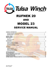 Tulsa RUFNEK 20 Service Manual