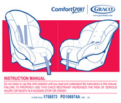Graco Comfort Sport Instruction Manual