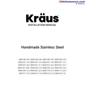 Kraus KHU101-10 Installation Manual