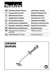 Makita UR360D Instruction Manual