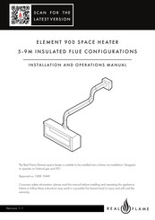 Real Flame Element 900 Installation And Operation Manual