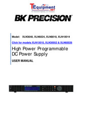 Tequipment XLN6024 User Manual