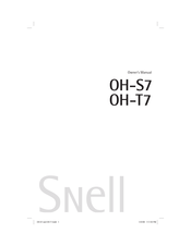 Snell OH-S7 Owner's Manual