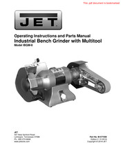 Jet IBGM-8 Operating Instructions And Parts Manual