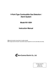 New Cosmos Electric NV-100H Instruction Manual