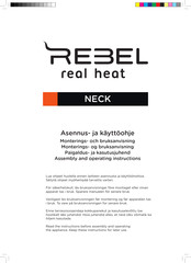 Rebel NECK Assembly And Operating Instructions Manual