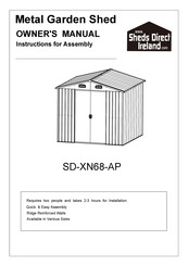 Sheds Direct Ireland SD-XN68-AP Owner's Manual