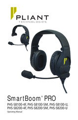 Pliant SmartBoom PRO PHS-SB200-U Operating Manual