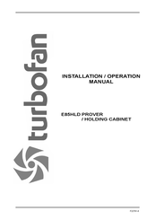 turbofan E85HLD Installation & Operation Manual