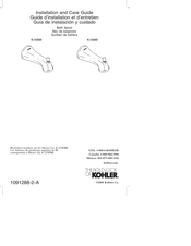 Kohler K-10589 Installation And Care Manual