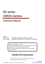 Toshiba teli BU160MCG Instruction Manual