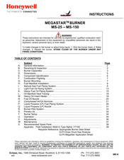 Honeywell Hauck MEGASTAR MS-25 Instructions Manual