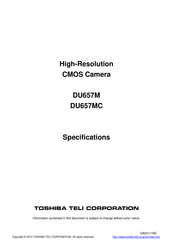 Toshiba teli DU657MC Manual
