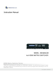 KVMSwitchTech AB-5645 Instruction Manual