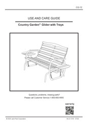 Jack-Post Country Garden CG-12 Use And Care Manual