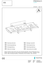 Pressalit Care R84353 Mounting Instruction