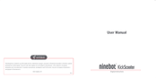 Ninebot NT9529 User Manual