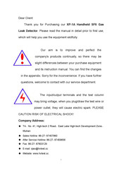 HVTest XP-1A Manual