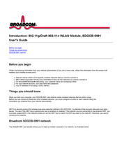Broadcom SDGOB-0991 User Manual