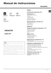 Hotpoint AQUALTIS AQC9 CF7 Instruction Booklet
