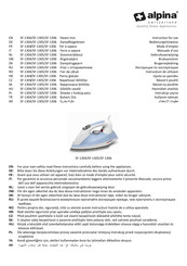 Alpina SF-1305 Instructions For Use Manual